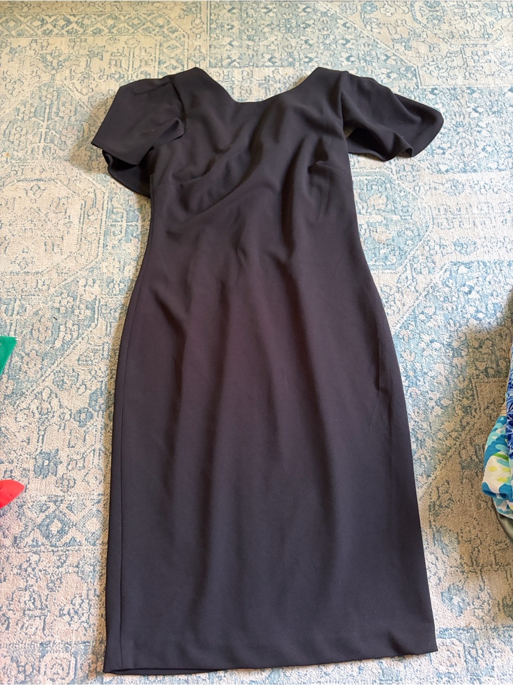 Calvin Klein Black Midi Sheath Dress